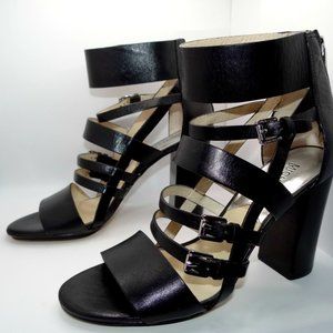 Michael Michael Kors black strappy heeled sandals